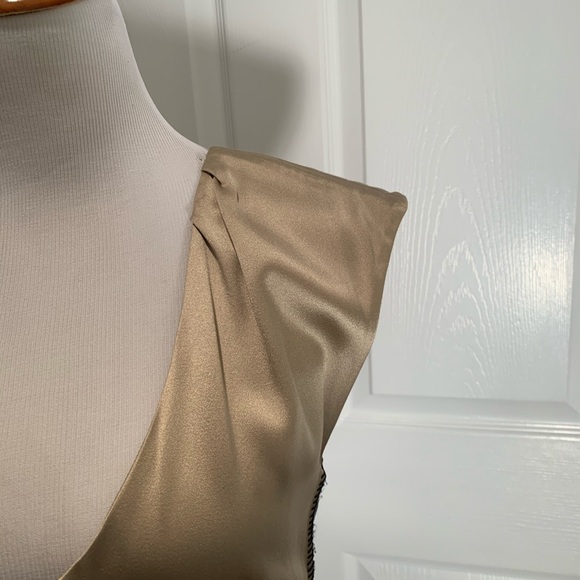 NWT, dress, Gorgeous Rachel Roy, black/Champaign - Picture 4 of 8